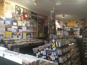 Rough Trade is home to hundreds of vinyls and CDs from all different decades. Mixing old and new, mainstream and left field, and all sorts of genres, Rough Trade has maintained its place as a dominant figure in the music industry (photo by John Towfighi).